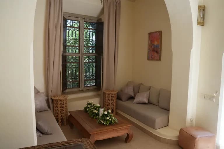Intérieur du Maristan Aïcha — riad Boccara à Marrakech
