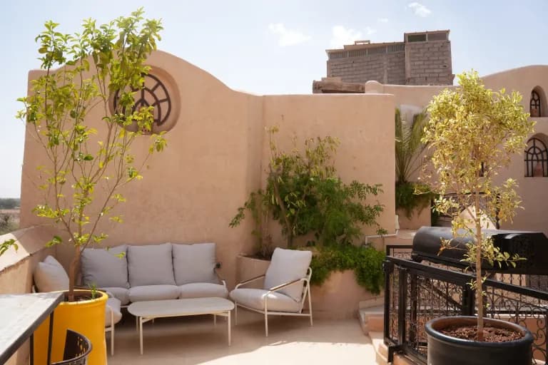 Patio du Maristan Aïcha — riad à Marrakech