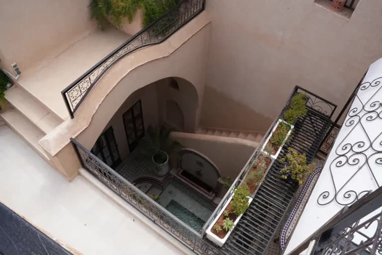 Intérieur du Maristan Aïcha — riad Boccara à Marrakech