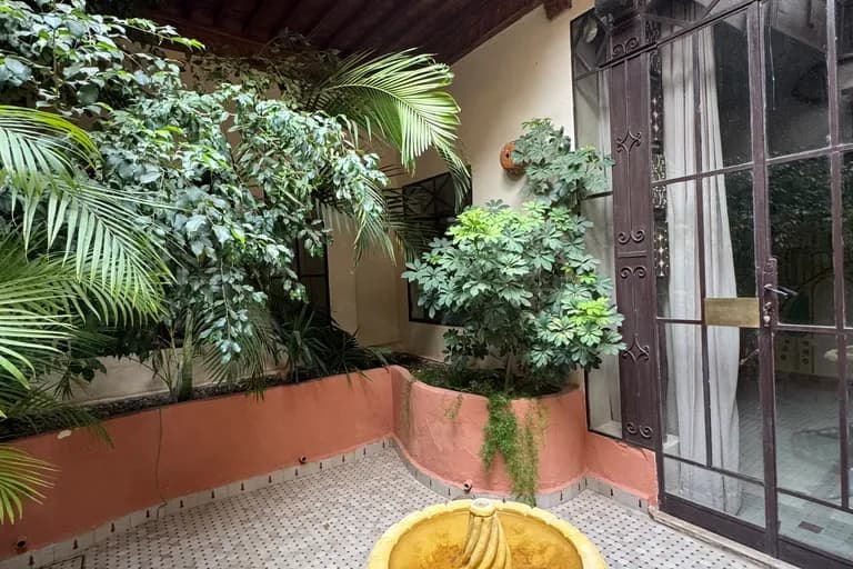 Patio du Maristan Aïcha — riad à Marrakech