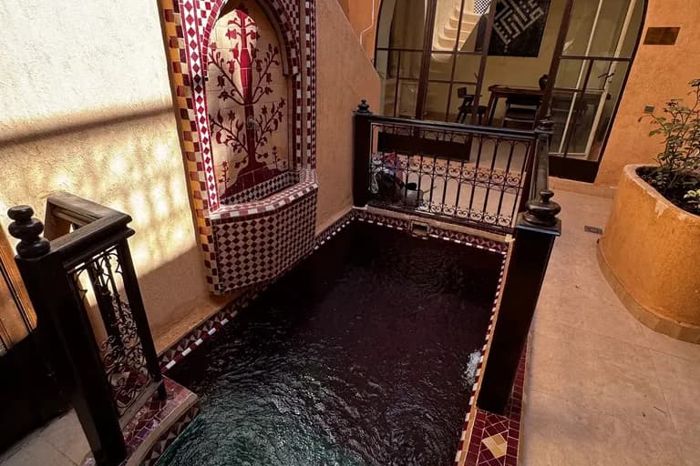 Intérieur du Maristan Aïcha — riad Boccara à Marrakech